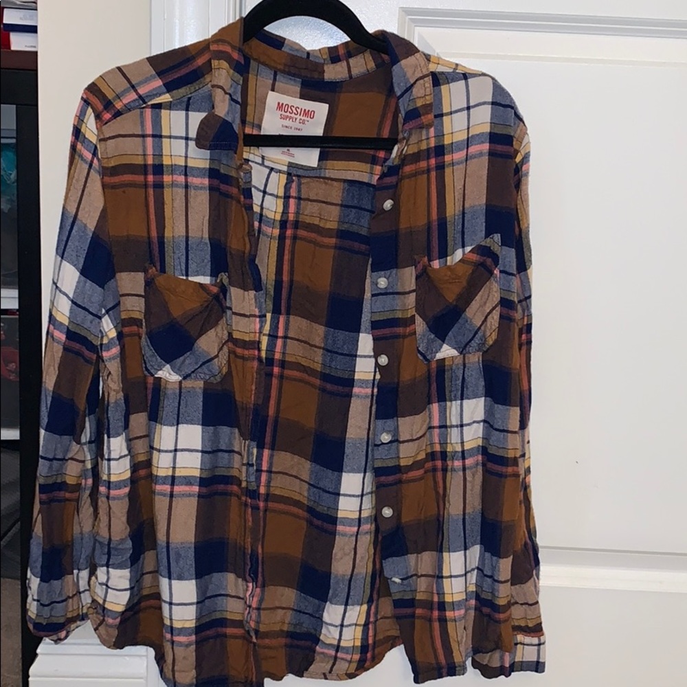 FALL FLANNEL BOYFRIEND OVERSIZED WOMENS COMFY